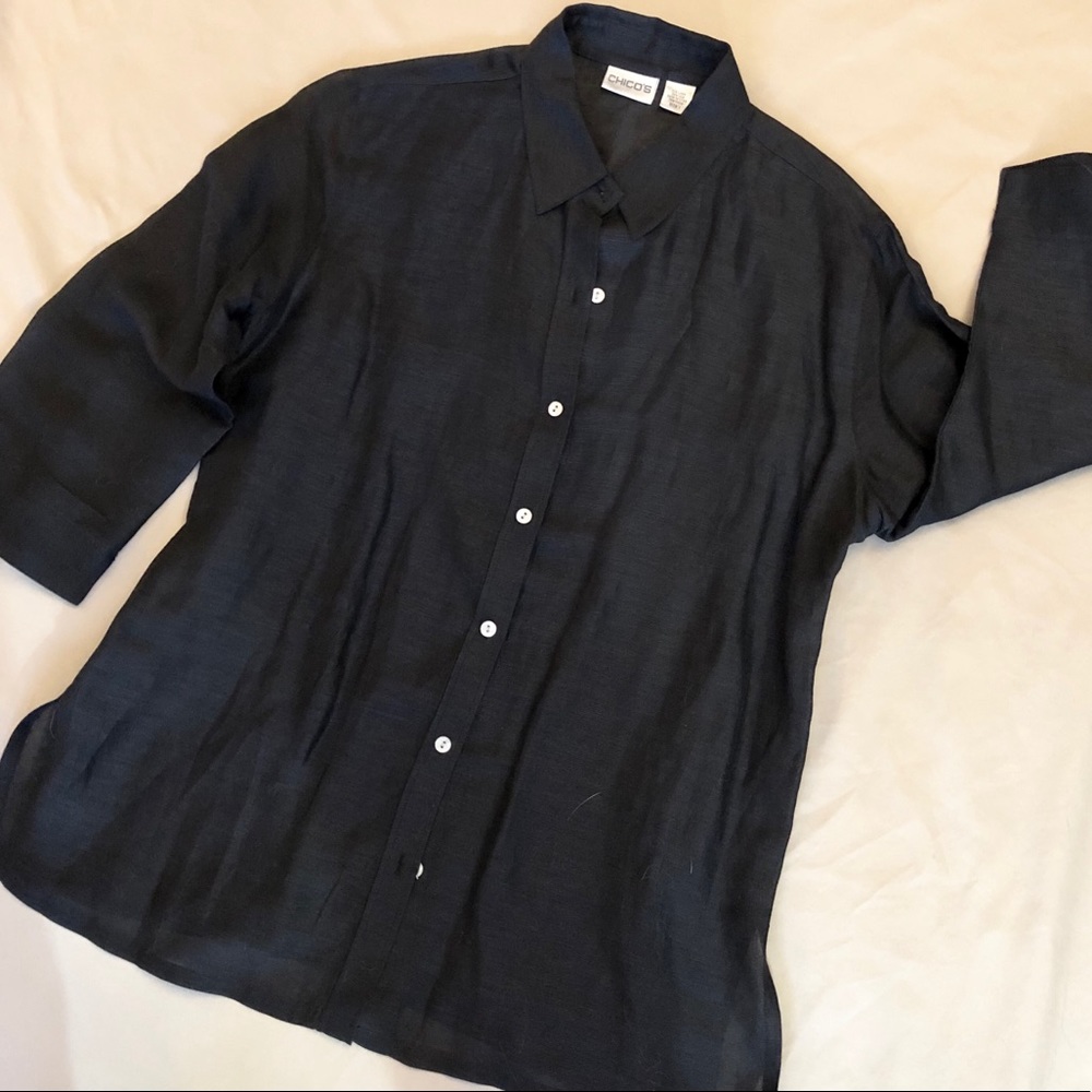🔥3for$15🔥 Chico’s Sheer Blouse